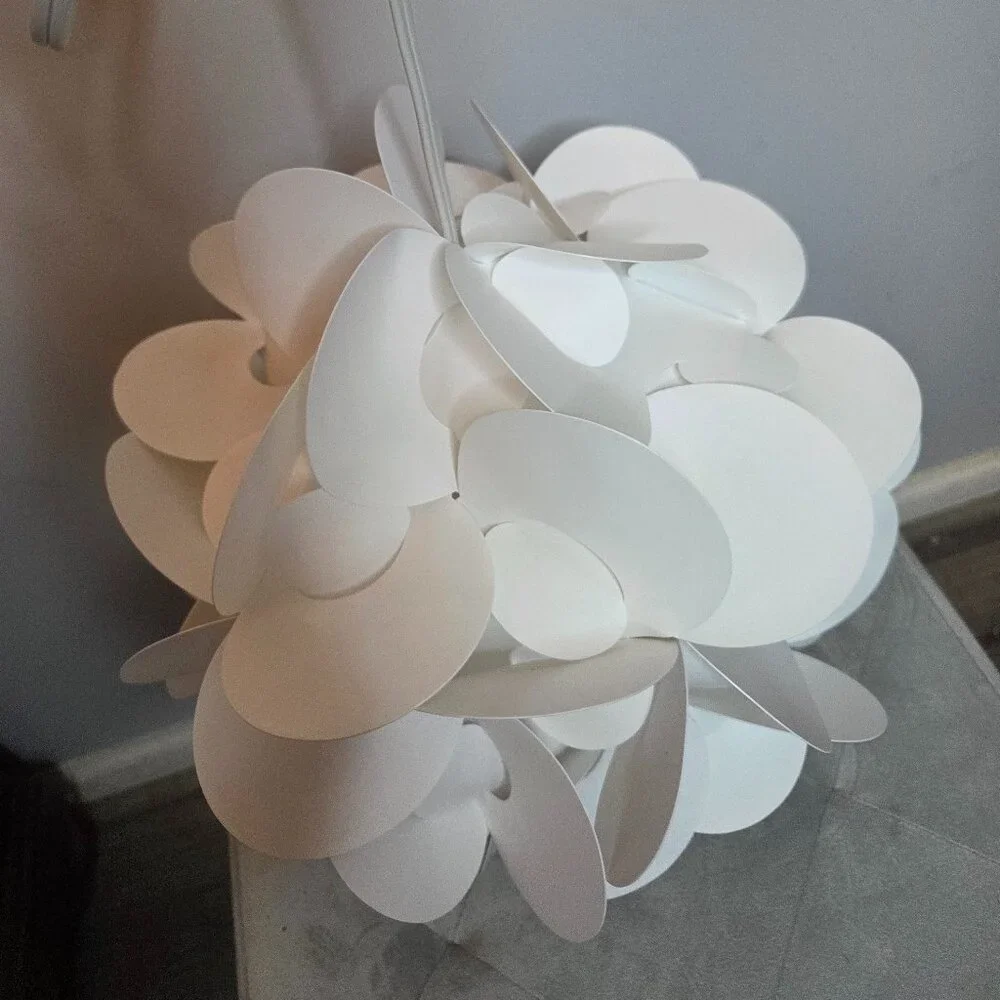 Akari Lanterns‎ Deluxe Rounds White Pendant Light Fixture